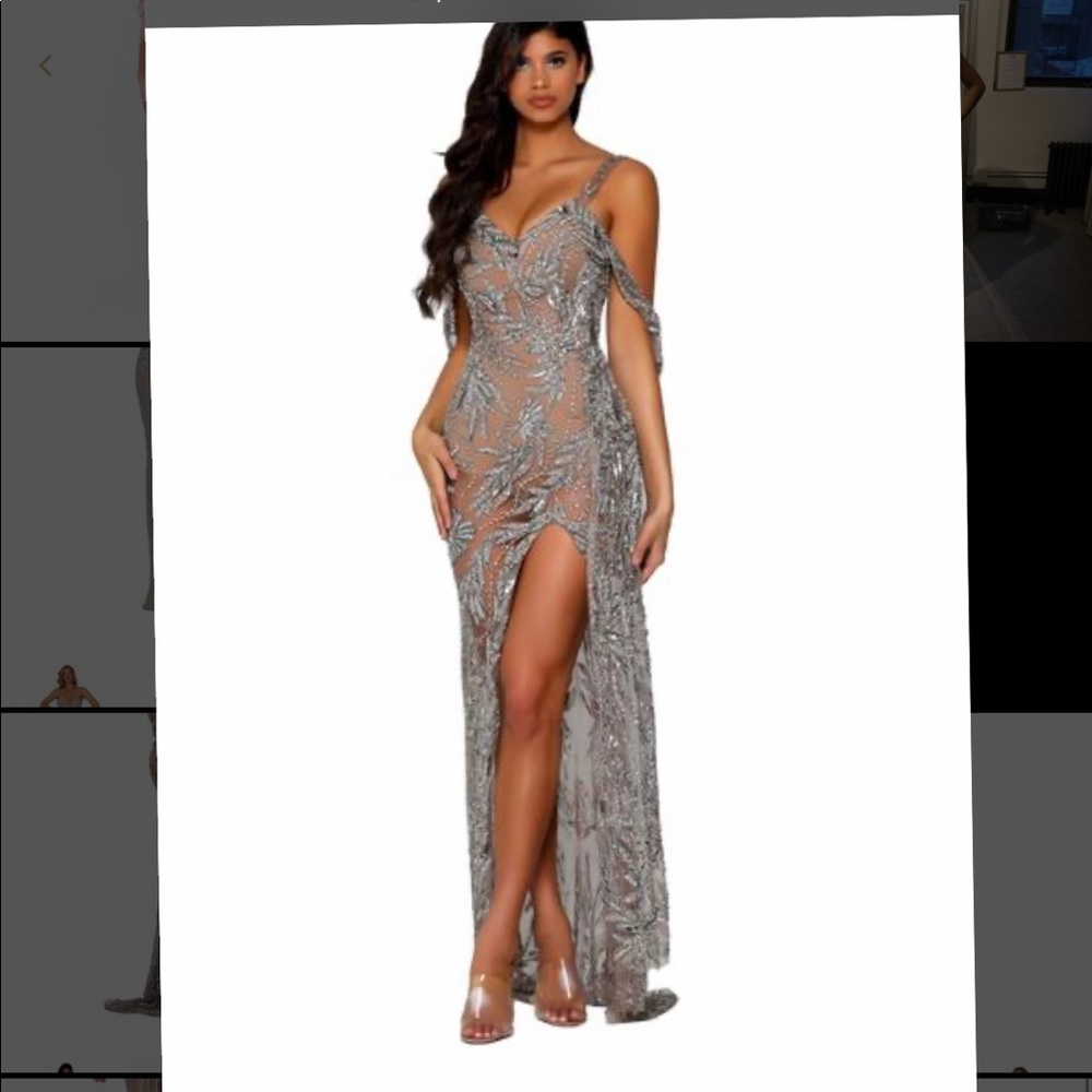 Portia & Scarlett PS4058C Silver Nude